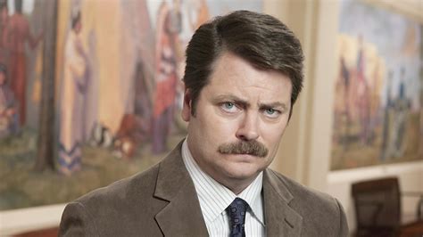 ron parks and recreation|what does ron swanson get that makes him unable to move.